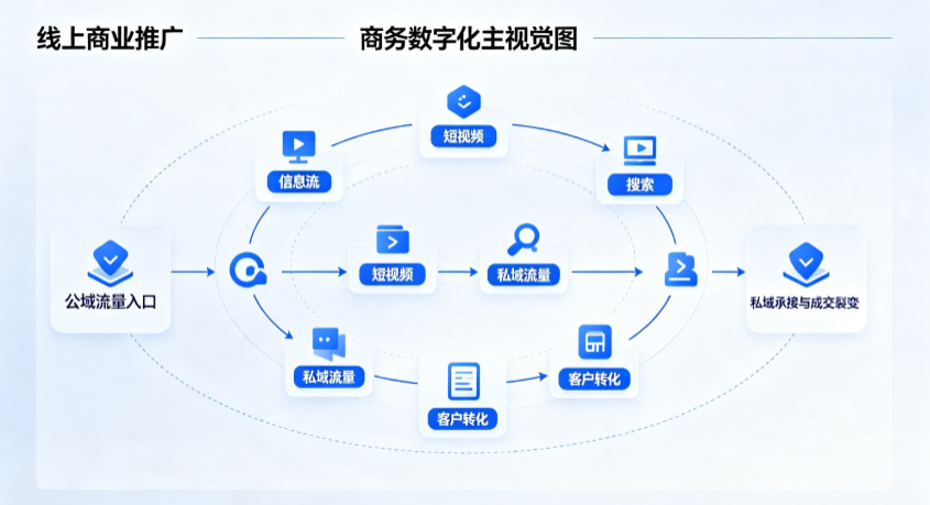 尼玛县线上商业推广怎么做？全域流量闭环搭建与低成本转化实战指南